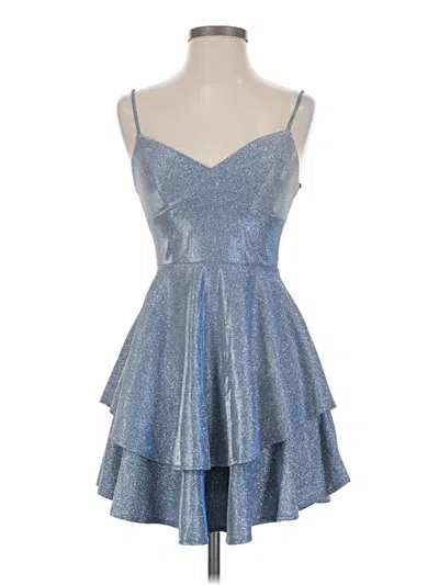 Pre-owned B Darlin Cocktail Dress In Blue