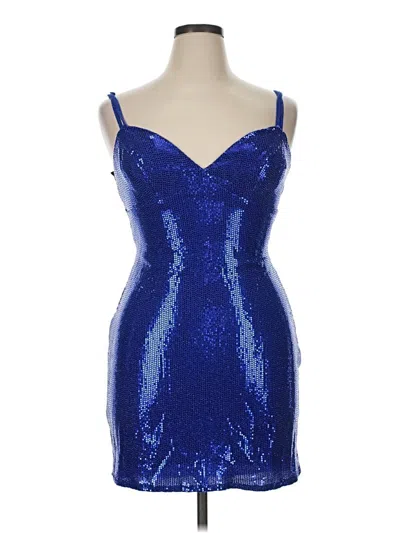 Pre-owned B Darlin Cocktail Dress In Blue