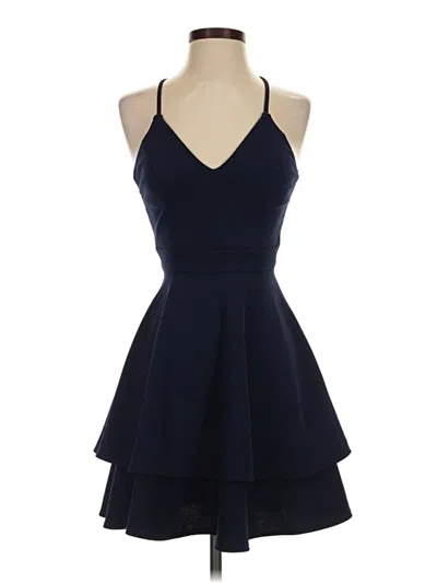 Pre-owned B Darlin Cocktail Dress In Blue