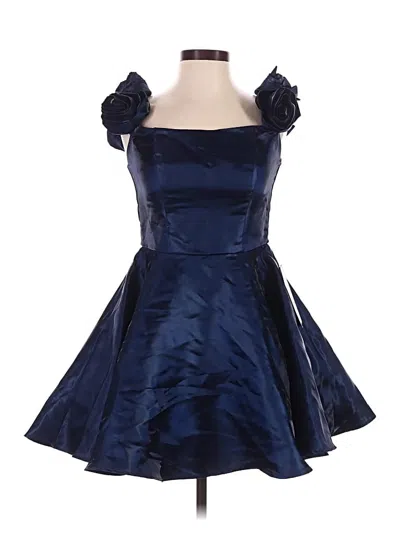 B Darlin Cocktail Dress In Blue