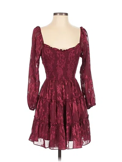 Pre-owned B Darlin Cocktail Dress In Burgundy