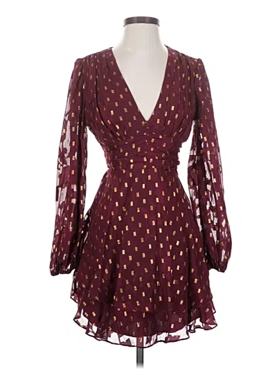 Pre-owned B Darlin Cocktail Dress In Burgundy