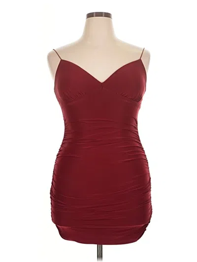 Pre-owned B Darlin Cocktail Dress In Burgundy