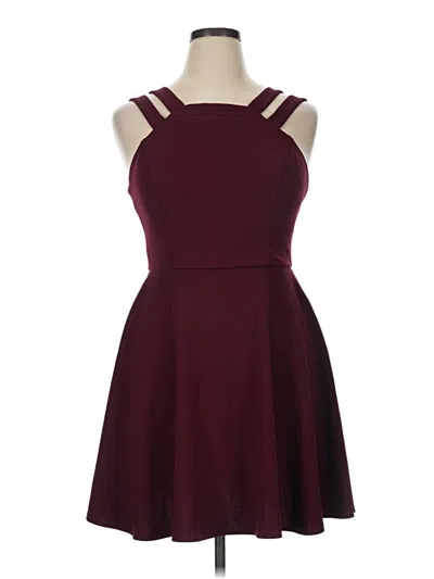 Pre-owned B Darlin Cocktail Dress In Burgundy