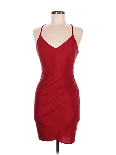 Pre-owned B Darlin Cocktail Dress In Burgundy