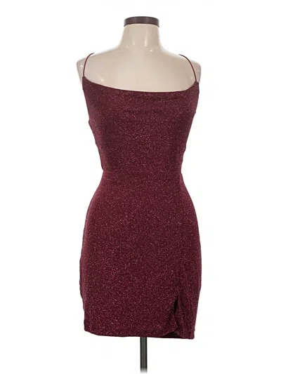 Pre-owned B Darlin Cocktail Dress In Burgundy