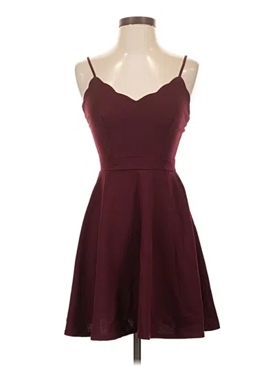 Pre-owned B Darlin Cocktail Dress In Burgundy