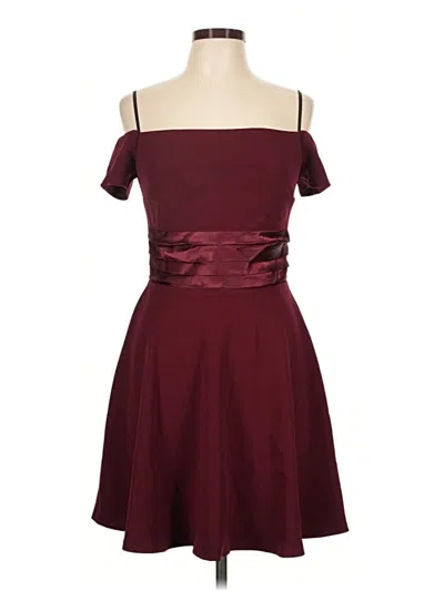 Pre-owned B Darlin Cocktail Dress In Burgundy