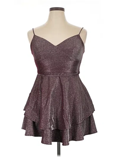 Pre-owned B Darlin Cocktail Dress In Burgundy