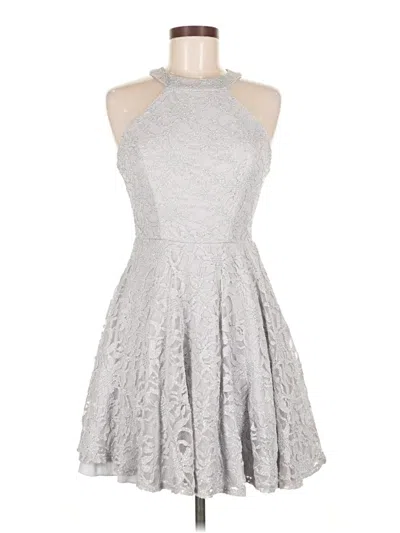 Pre-owned B Darlin Cocktail Dress In Gray