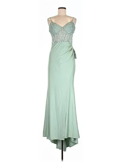 Pre-owned B Darlin Cocktail Dress In Green