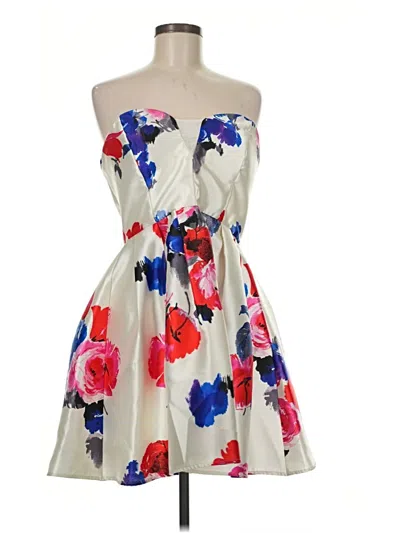 Pre-owned B Darlin Cocktail Dress In Ivory