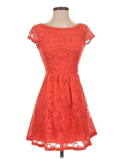 Pre-owned B Darlin Cocktail Dress In Orange