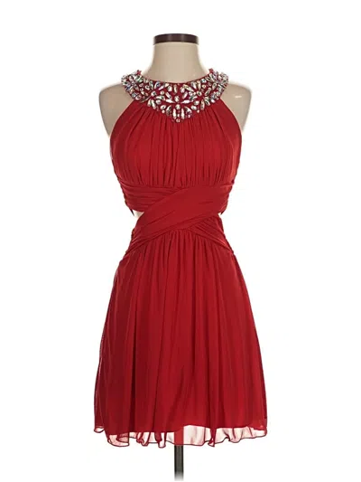 Pre-owned B Darlin Cocktail Dress In Red