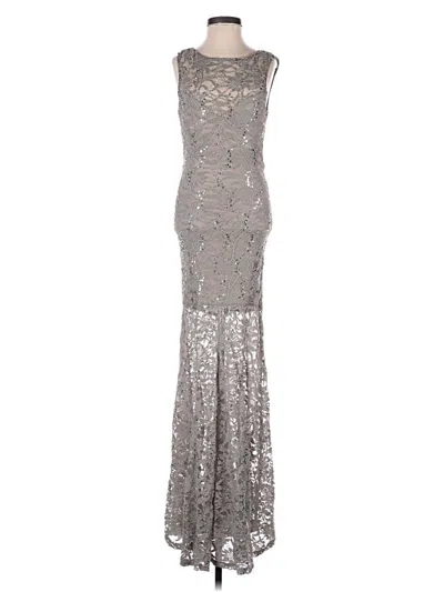 Pre-owned B Darlin Cocktail Dress In Silver