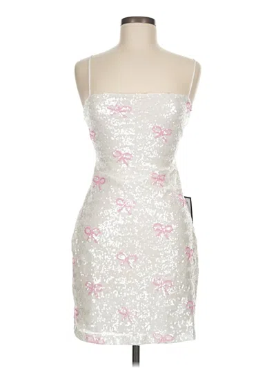 Pre-owned B Darlin Cocktail Dress In Silver