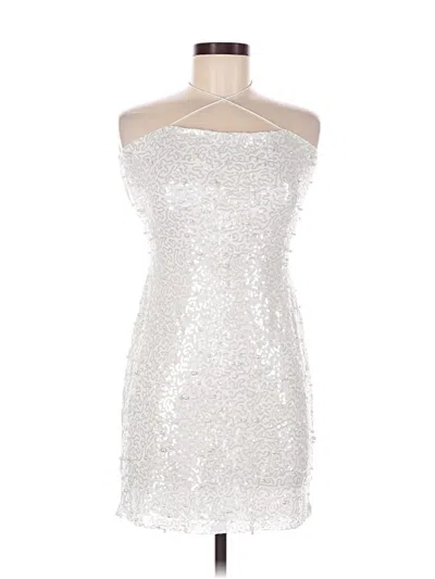 B Darlin Cocktail Dress In Silver