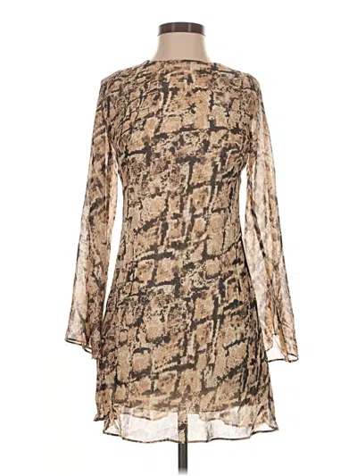 Pre-owned B Darlin Cocktail Dress In Tan