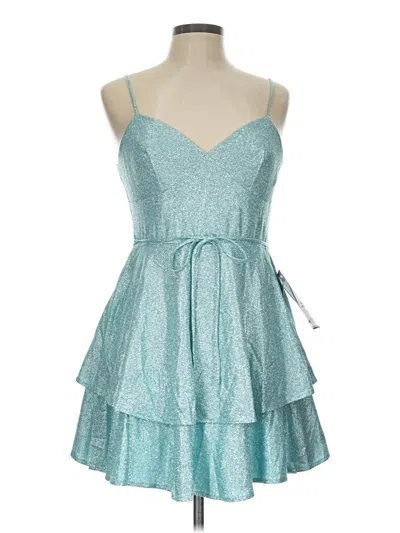 Pre-owned B Darlin Cocktail Dress In Teal