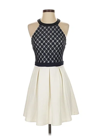 Pre-owned B Darlin Cocktail Dress In White