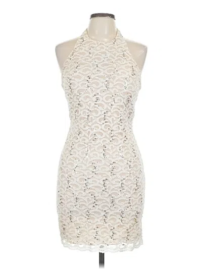 Pre-owned B Darlin Cocktail Dress In White