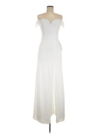 Pre-owned B Darlin Cocktail Dress In White