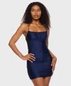 B Darlin Juniors' Emma Ruched Sleeveless Bodycon Dress