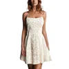 B Darlin Trendy Plus Size Scoop-neck Jacquard Dress In White