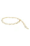 B-low The Belt Alessa Sculpted Chain Belt In Brown