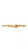 B-low The Belt Ames Studded Leather Belt In Vacchetta Gold