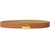 B-low The Belt Bonnie Leather Belt In Cuoio Gold