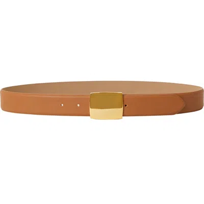 B-low The Belt Bonnie Leather Belt In Cuoio Gold