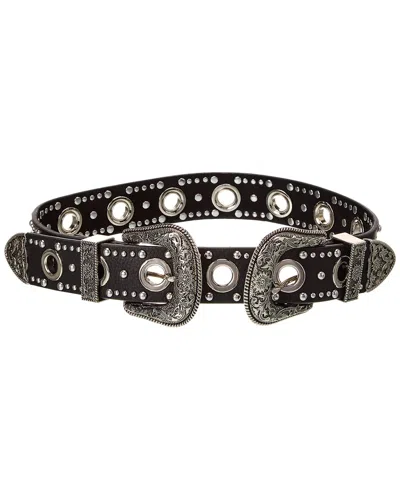 B-low The Belt Bri Bri Knox Leather Belt In Black