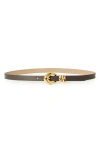 B-low The Belt Cassian Mini Leather Belt In Brown