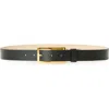 B-low The Belt Charlie Leather Belt In Black Gold