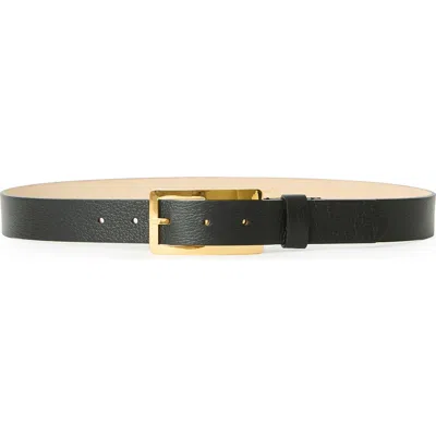 B-low The Belt Charlie Leather Belt In Black Gold