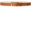 B-low The Belt Charlie Leather Belt In Brandy Gold
