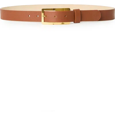 B-low The Belt Charlie Leather Belt In Brandy Gold