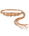 B-low The Belt Cordelia Waxed Cord Wrap Belt
