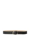 B-low The Belt Edmond Mini Leather Belt In Black
