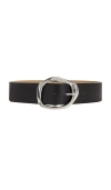 B-low The Belt Edmond Waist Belt In 블랙 & 실버