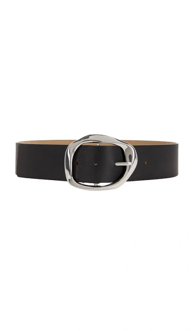 B-low The Belt Edmond Waist Belt In 블랙 & 실버