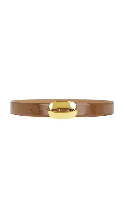 B-low The Belt Elliot Mod Belt In Cappuccino & Gold