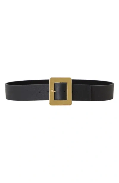 B-low The Belt Emilia Leather Belt In Black Gold