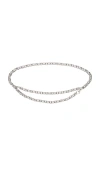 B-low The Belt Etta Chain Belt In Metallic Silver