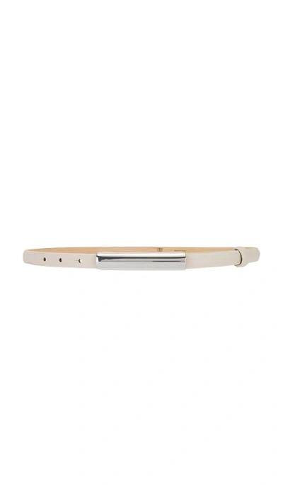 B-low The Belt Flint Belt In Bone & Silver