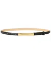 B-low The Belt Flint Leather Belt In Gold