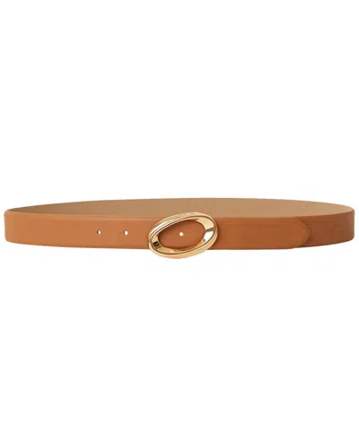 B-low The Belt Gracie Leather Belt In Cuoio Gold