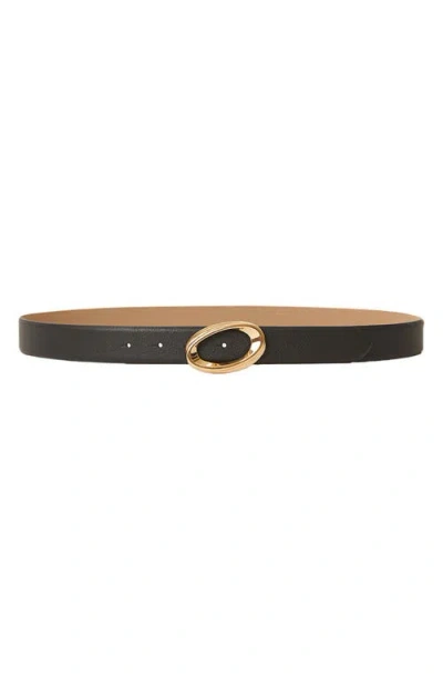 B-low The Belt Gracie Leather Belt In Black Gold