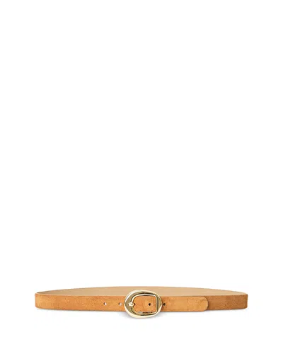 B-low The Belt Greyson Mini Suede Belt In Brown
